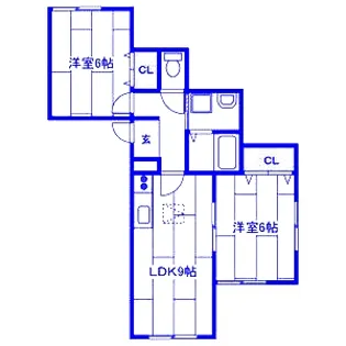 梅澤ハイツ【1階】の間取り