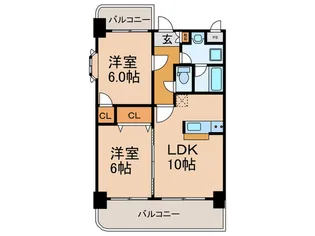 ナカノビル【8階】の間取り