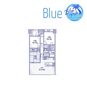 川崎サイトシティII番館【1階】の間取り