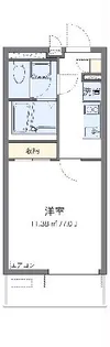 クレイノリンロー【3階】の間取り
