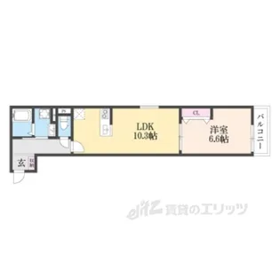 EIJU牧野駅前A【2階】の間取り