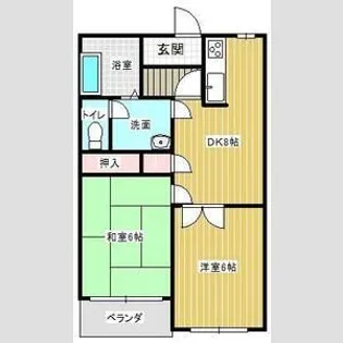 コンフォート楠【2階】の間取り