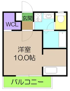 シャーメゾンクレール B棟【2階】の間取り