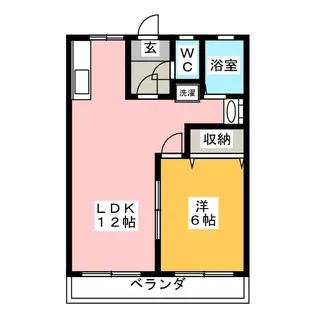 キャスモマンション【3階】の間取り