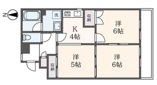 ヒルサイド片倉【1階】の間取り