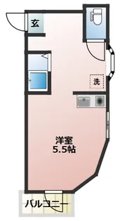 サーティワンパート17【4階】の間取り