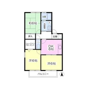 ショーリン参番館【1階】の間取り