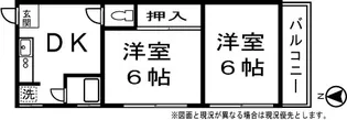 ドエルアルス【1階】の間取り