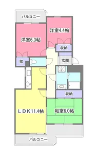 メゾン白亜館【3階】の間取り