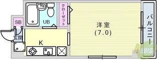 シンプルライフ鶯町【3階】の間取り