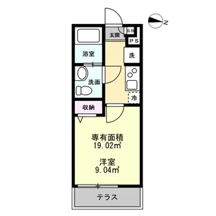 SAIL五香南【3階】の間取り
