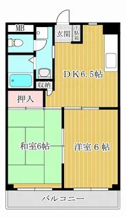 第2丸友ビル【2階】の間取り