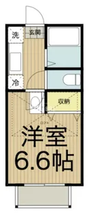 エクセレンス立川【2階】の間取り