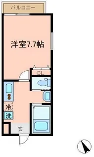 アットリラ東船橋A【2階】の間取り