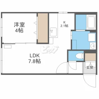 Cardano麻生(カルダノ麻生)【2階】の間取り