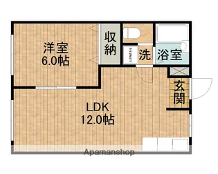 シティハイツ久保田II【1階】の間取り
