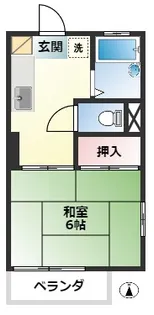 ハイツみなみ【2階】の間取り