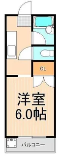 ビューハイツヤヨイ【1階】の間取り