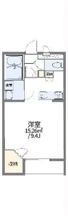 レオパレスイーグルV【2階】の間取り