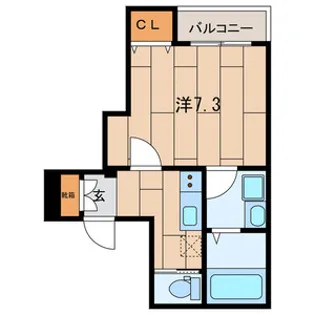 アドーニス【2階】の間取り