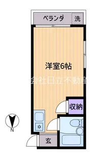 サンライズ大原【1階】の間取り