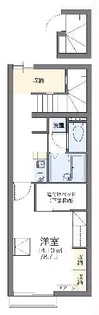 レオパレスウィステリアα【2階】の間取り