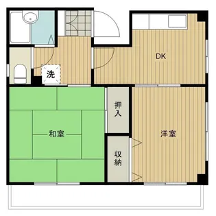 第3ホワイトパレス【1階】の間取り