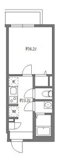 エムシティ戸田【2階】の間取り