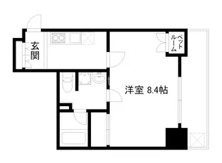 Iarts七条大宮【3階】の間取り