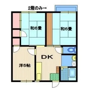 コーポラスアタゴ【1階】の間取り