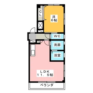 PIACERE(ピアチェーレ)【2階】の間取り