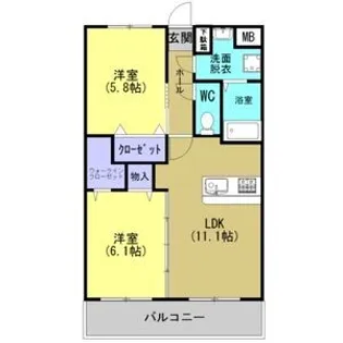 Y&Mアミティエ【1階】の間取り