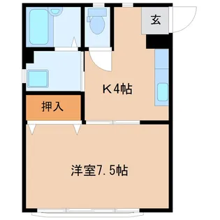 羽生マンション【3階】の間取り