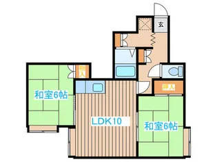 ピアコ-ト平岡E【2階】の間取り