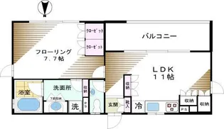グリーンテラス雑司が谷【2階】の間取り