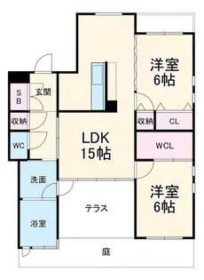 Court Blanc【3階】の間取り