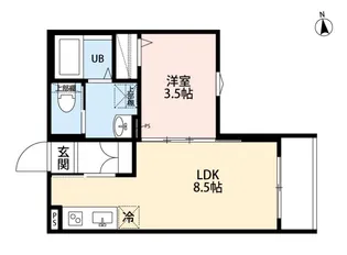 robot home 幕張【2階】の間取り