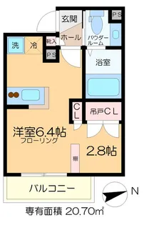 Peuple【2階】の間取り