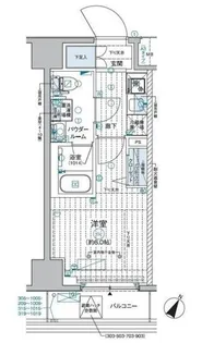 GENOVIA西横浜【5階】の間取り