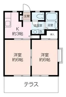 斉藤ハイツ【1階】の間取り