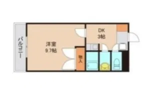 クレスト大和田【3階】の間取り
