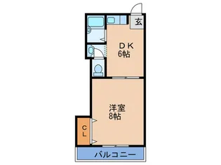 第1めぐみマンション【4階】の間取り