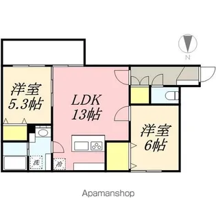 Graneige Yamahana【4階】の間取り