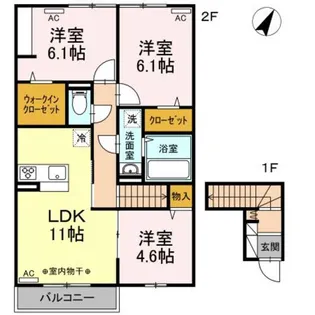 Camelot【2階】の間取り