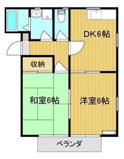 パレット【1階】の間取り