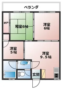 メゾン伊佐【2階】の間取り