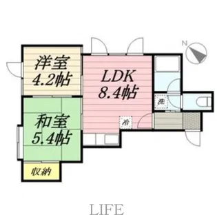 メゾン菊水元町【2階】の間取り