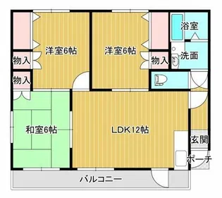 桜 B棟【2階】の間取り