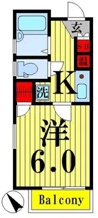 セントエルモ三ノ輪【2階】の間取り