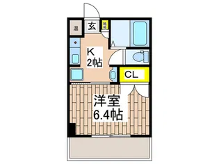 CASA CALIENTE ENOSHIMA【4階】の間取り